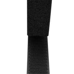 LogiLink - Velcrobnd med klb 5 m x 25 mm - Sort