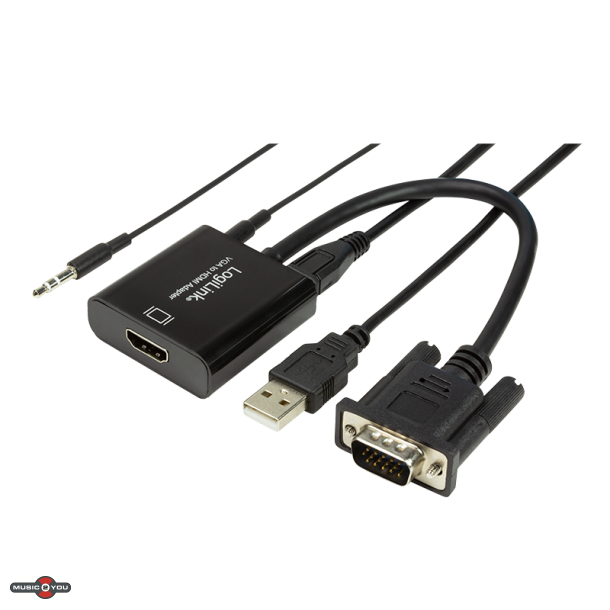 LogiLink VGA med lyd til HDMI Converter