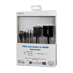 LogiLink VGA med lyd til HDMI Converter