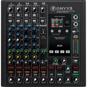 Mackie ONYX8 - 8-kanals Premium mixer med FX and USB