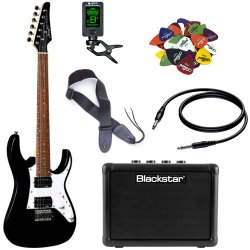 Magna 3/4 B�rne Elguitar Pakke - Sort