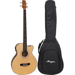 Magna M-235B Akustisk bas med pickup og gigbag
