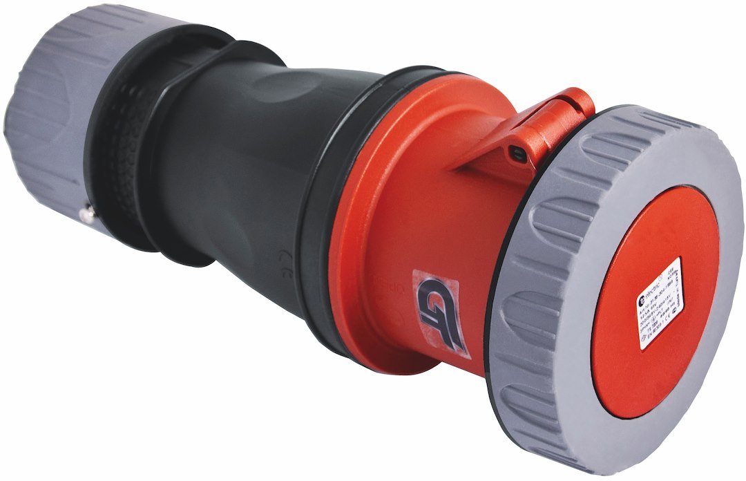 CEE 5P Mellemled 400V 3-faset - 125A - IP67 - Music2you