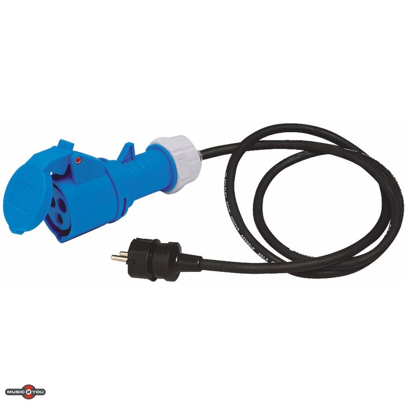 Malmbergs CEE adapterkabel - Schuko til CEE
