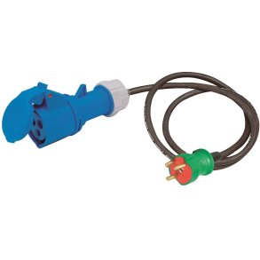 CEE adapterkabel - DK til CEE