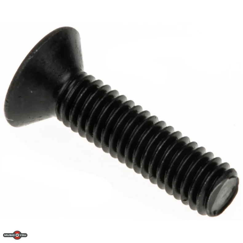 Maskinskrue M3x12mm TX10 Undersænket hoved - Sort