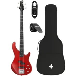 Donner DPJ-100R El-bas med gigbag - Rd