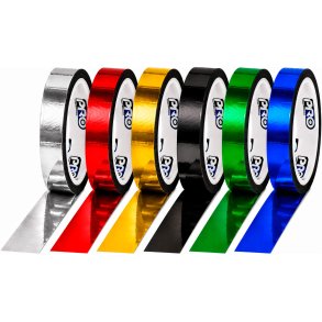 Metalliseret Alu tape 24mm x 33m - Flere farver