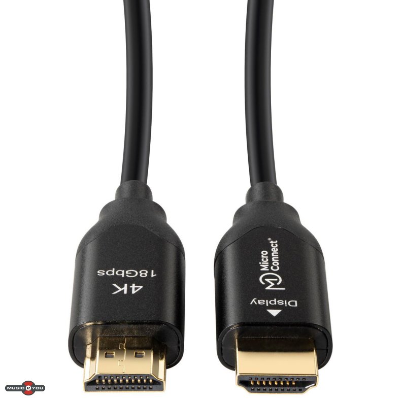 MicroConnect Premium HDMI 2.0 - 4K Optisk Fiber Kabel 