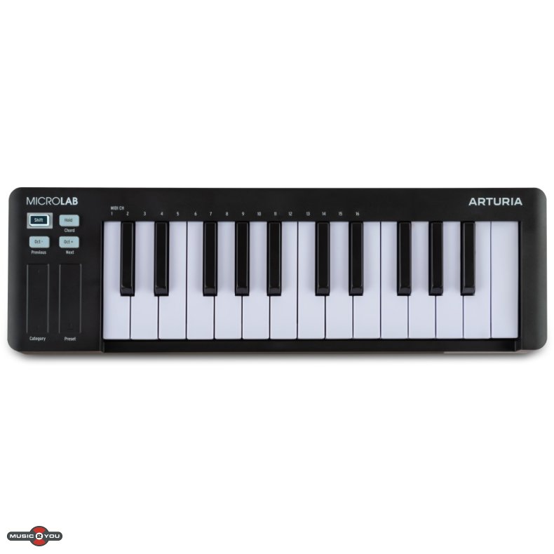 Arturia MicroLab Mk3 MIDI Keyboard - Sort