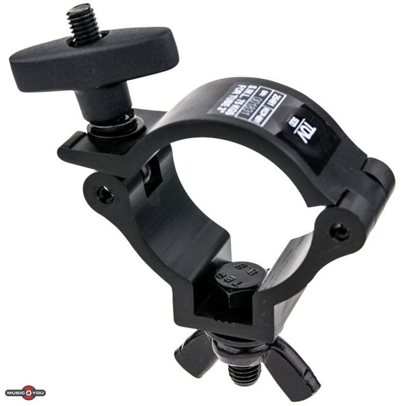 Mini Half Coupler, 50mm, Max 75kg - Sort