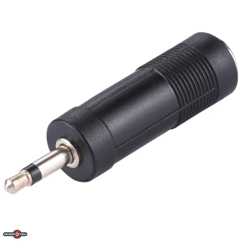 Minijack 3,5mm Han til Jack 6,3mm Hun Mono Adapter