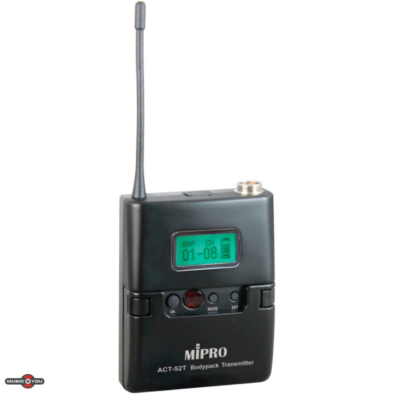 Mipro ACT52T-8S/8A-D Tr�dl�s lommesender
