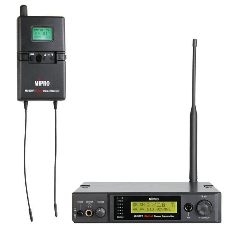 Mipro MI-909 Digital stereo In-Ear System - 5E / 480-544 MHz