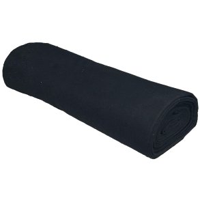 AH Molton 300g/m� L: 6m x B: 114cm - Sort - AFKLIP