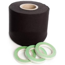 Deco-molton 160G p rulle til scenepodier inkl. tape  - Sort