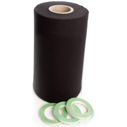 Deco-molton 160G p rulle til scenepodier inkl. tape  - Sort