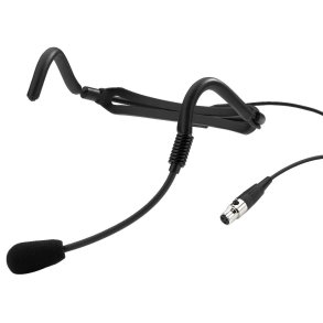 Monacor HSE-110 Headset mikrofon (Supernyre) - Sort