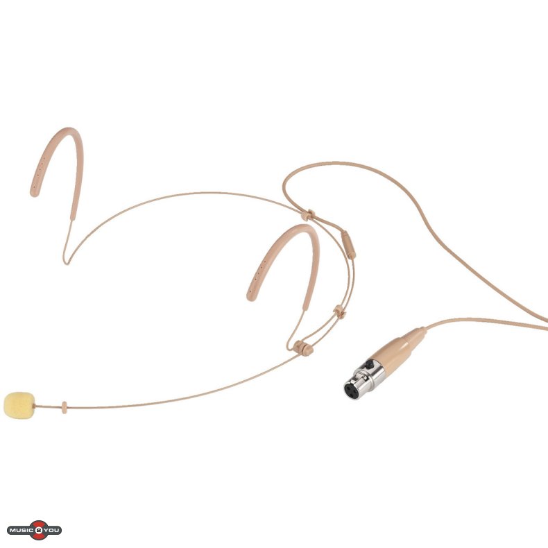 Monacor HSE-150/SK Headset mikrofon (Nyre) - Beige