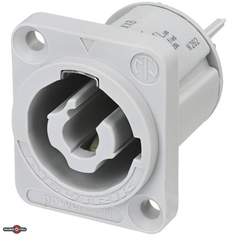 Neutrik NAC3MPXXB Powercon Chassis Stik - Gr