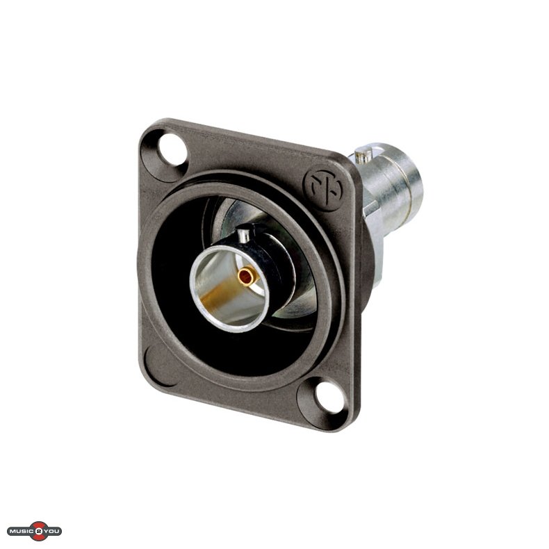 Neutrik NBB75DFGX BNC Hun Feedthrough D-Size Chassis-stik