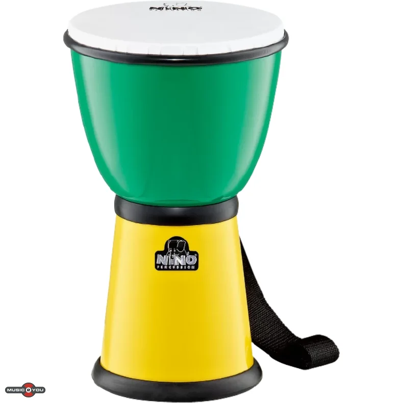 NINO 18G/Y 8" ABS Djembe - Grn/Gul