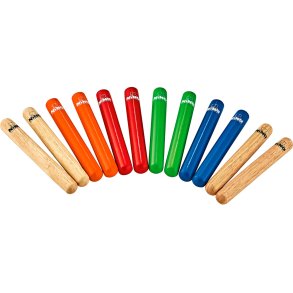 Nino 502-MC Claves bundle (6 st i forskellige farver)