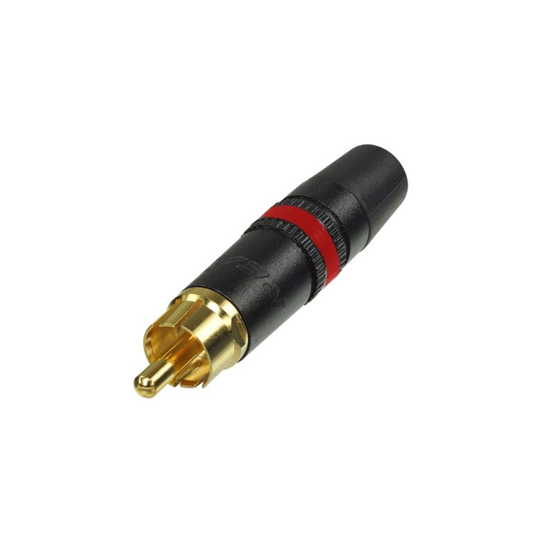 Neutrik NYS373-2 RCA Han Rd Kabelstik - Sort