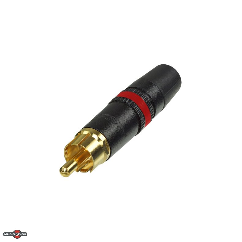 Neutrik NYS373-2 RCA Han Rd Kabelstik - Sort