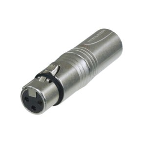 Neutrik NA3F5M 5pol XLR Han - 3pol XLR Hun DMX Adapter