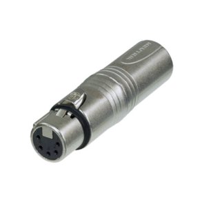 Neutrik NA3M5F 3pol XLR Han - 5pol XLR Hun DMX Adapter