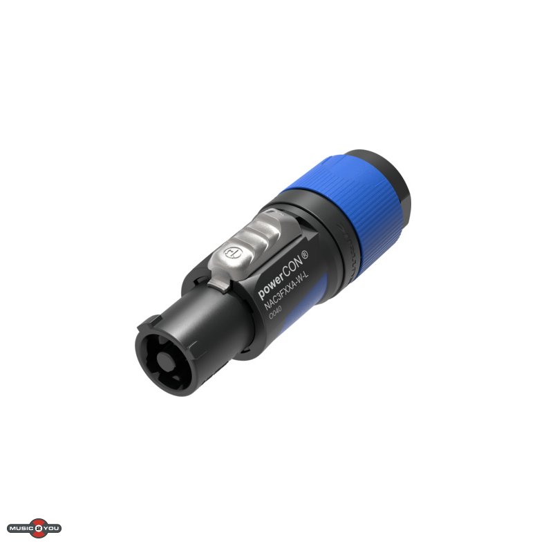 Neutrik NAC3FXXA-W-L PowerCON Bl� kabelstik 10-16mm - Sort