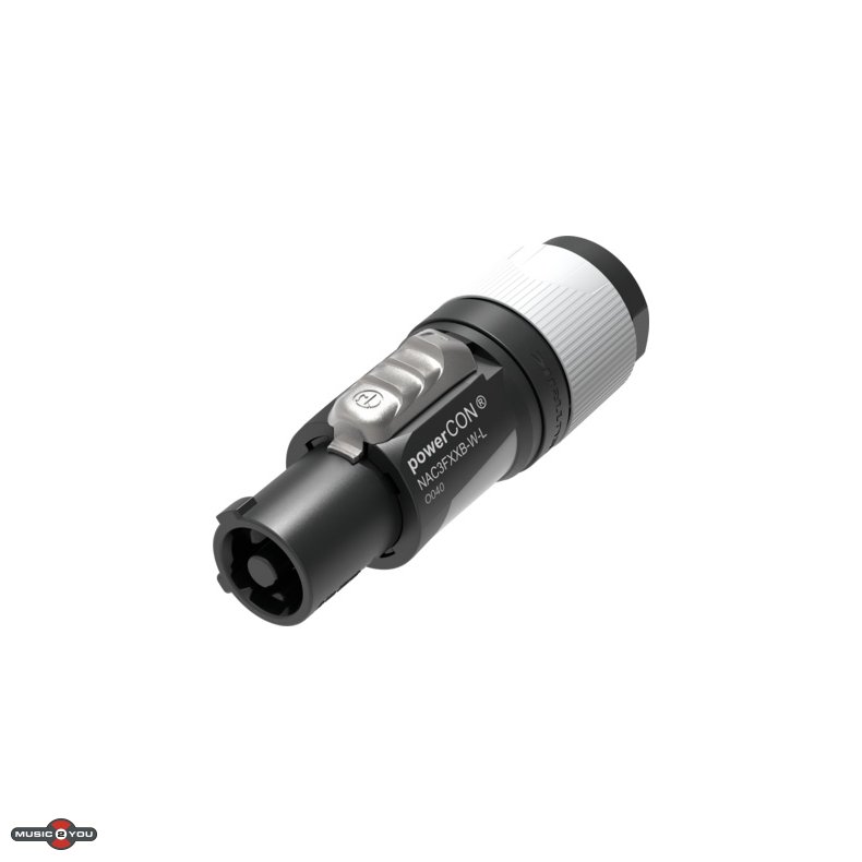 Neutrik NAC3FXXB-W-L PowerCON Gr� kabelstik 10-16mm - Sort