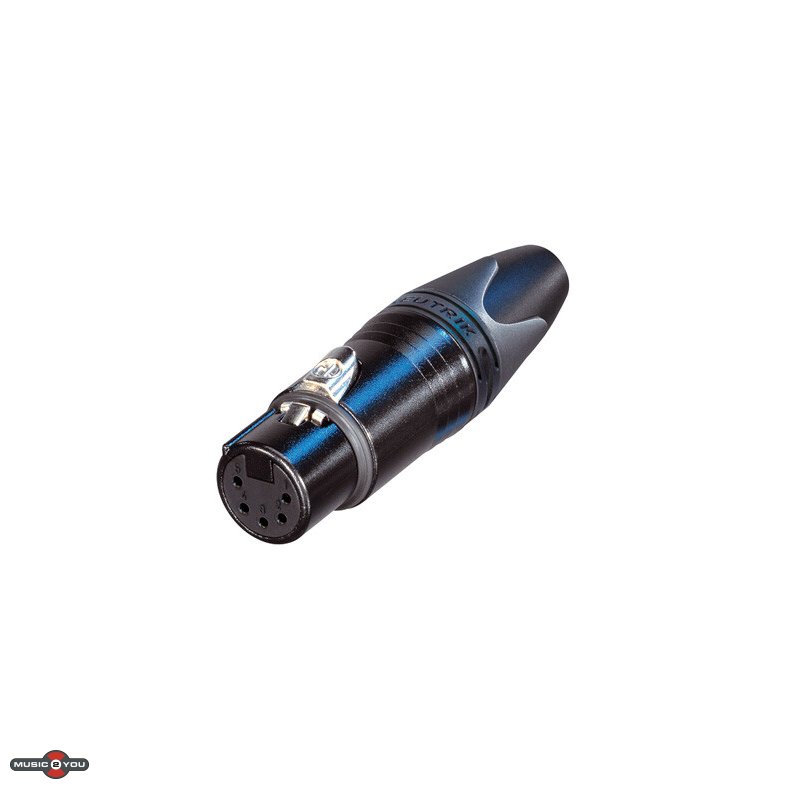 Neutrik NC5FXX-BAG 5pol XLR Hun Kabel-stik - Sort