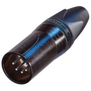 Neutrik NC5MXX-BAG 5pol XLR Han Kabel-stik - Sort