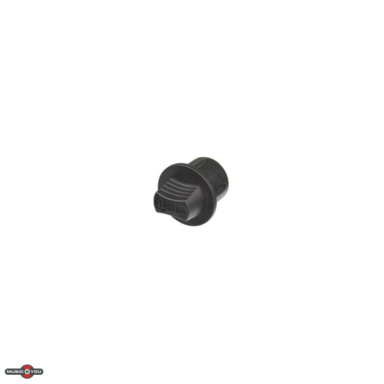Neutrik NDM Gummiprop til XLR Han Chassis - Sort