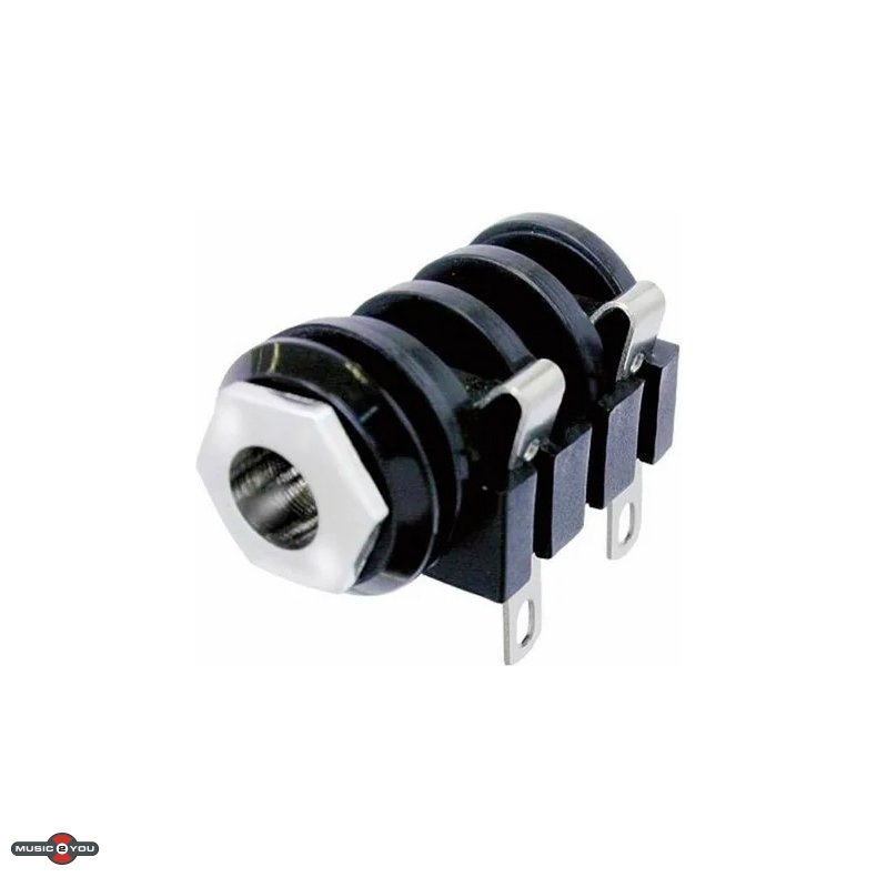 Neutrik NMJ4HC-S JACK fatning - 6,35mm mono hun (lukket kreds) m. gevindskrue