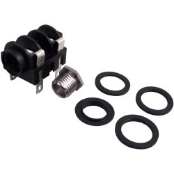 Neutrik NMJ4HC-S JACK fatning - 6,35mm mono hun (lukket kreds) m. gevindskrue