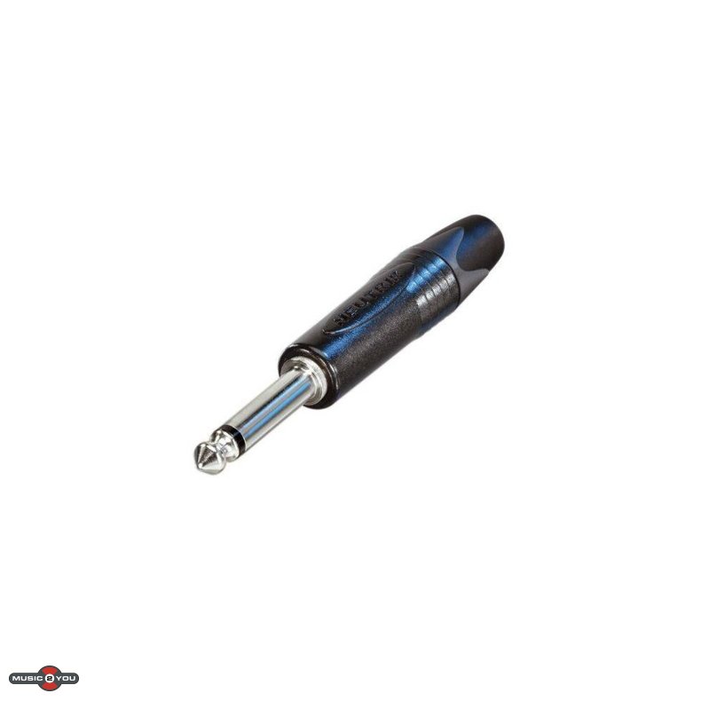 Neutrik NP2X-BAG Jack 6,3mm Mono Kabel-stik - Sort