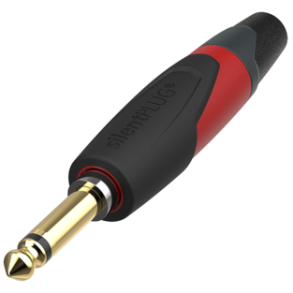 Neutrik NP2XX-SILENT 6,3mm Jack Han Kabelstik - Rd