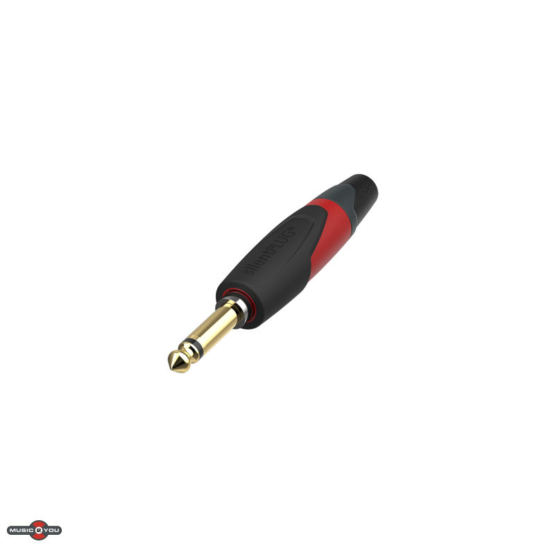 Neutrik NP2XX-SILENT 6,3mm Jack Han Kabelstik - Rd