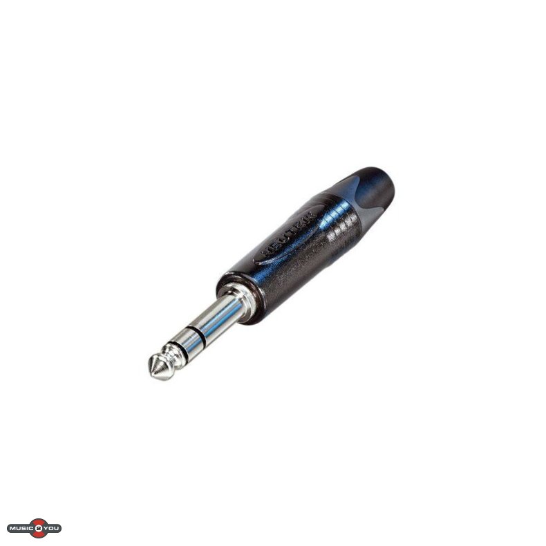 Neutrik NP3X-BAG Jack 6,3mm Stereo Kabel-stik - Sort