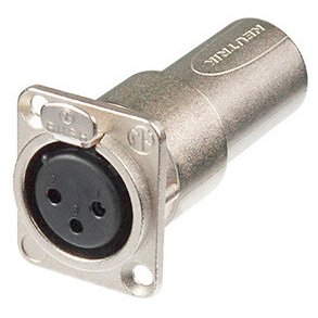 Neutrik NA3FDM Adaptor 3pol XLR Hun chassis D-Size til 3pol XLR Han