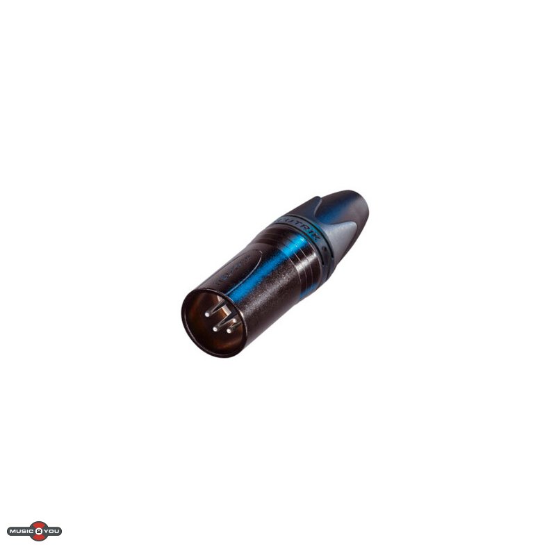 Neutrik NC4MXX-BAG 4pol XLR Han Kabel-stik - Sort