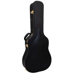 Hardcase / Kuffert til Dreadnought Western Guitar - Sort