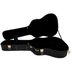 Hardcase / Kuffert til Dreadnought Western Guitar - Sort