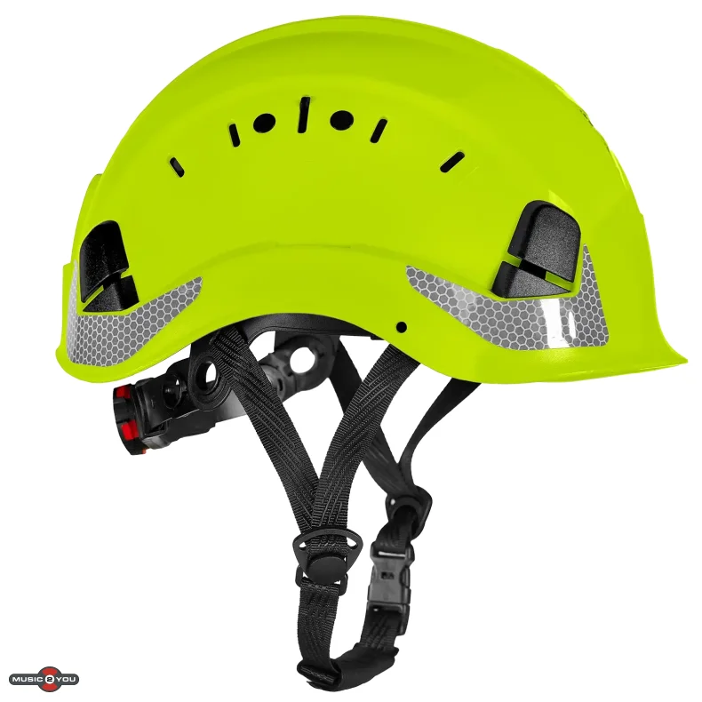 OS HelmIQ sikkerhedshjelm med skruejustering Hi-viz gul