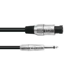 Omn - Jack Han mono 6,3mm - Speakon hjttalerkabel 2x2,5mm - 5m