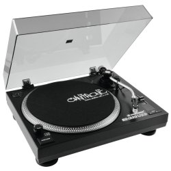 Omnitronic BD-1390 USB Pladespiller - Sort