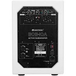 Omnitronic BOB-10A Aktiv Subwoofer + 8 stk. BOB-4 Top Bundle3 - Hvid